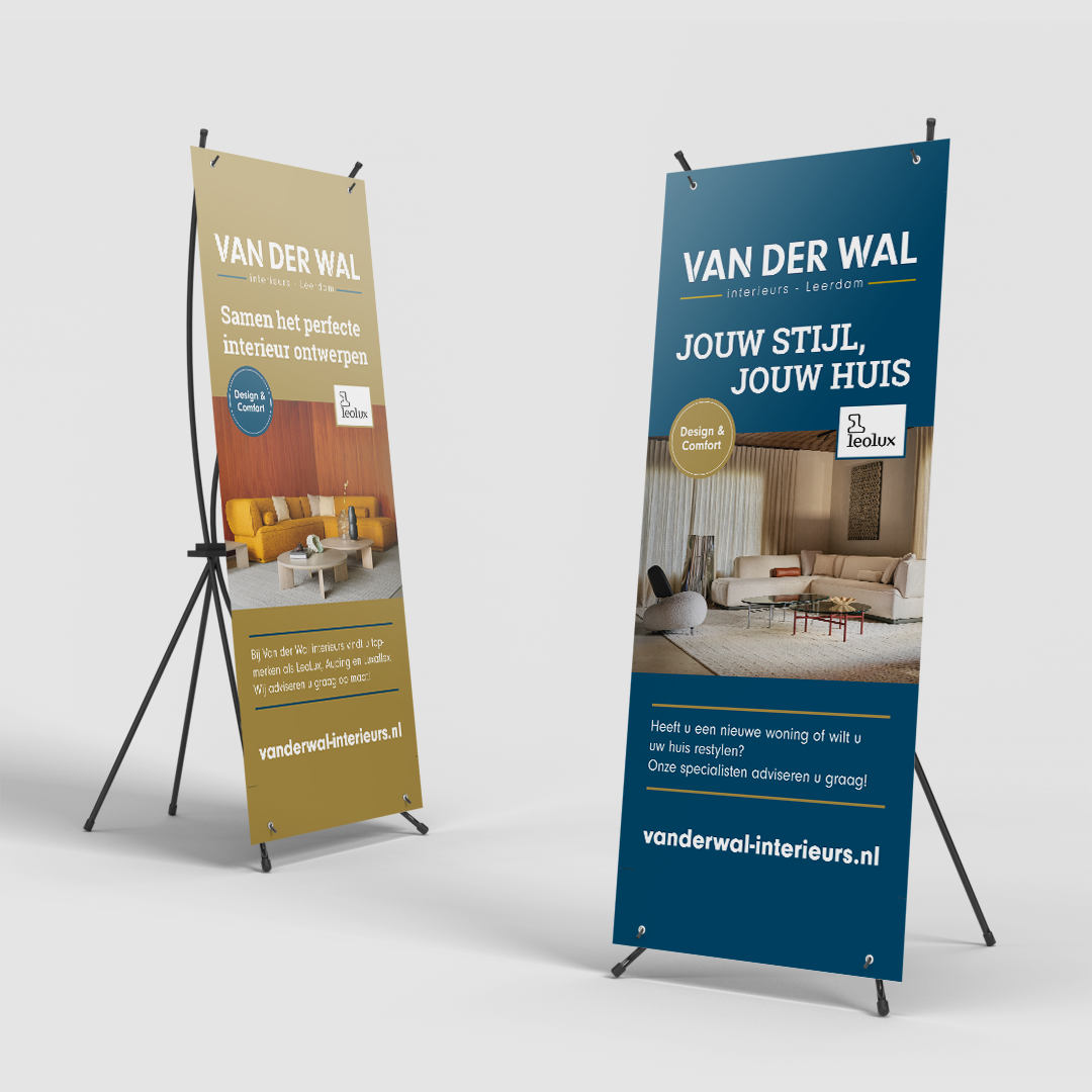 Van der Wal - Roll up banners